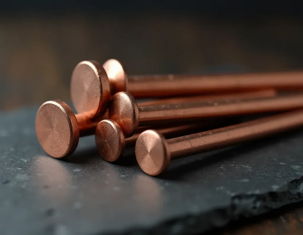 [00809] 00809 COPPER NAIL 2" (ROUND) PER KG