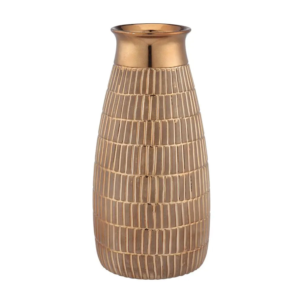 61183 KAELENE TABLE VASE 11" BZ               