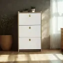41110 SHOE CABINET WOODEN 60 X 24 X 107MM  